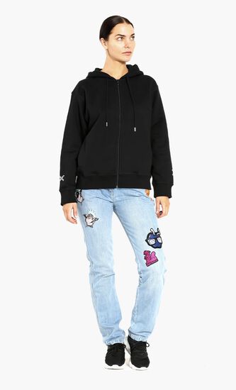 Logo Zipped Hoodie