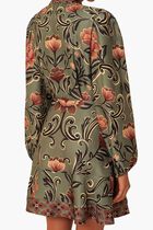 Arabesque Long Sleeve Mini Dress