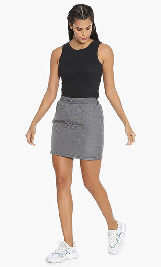 Tamanna Quilted Mini Skirt