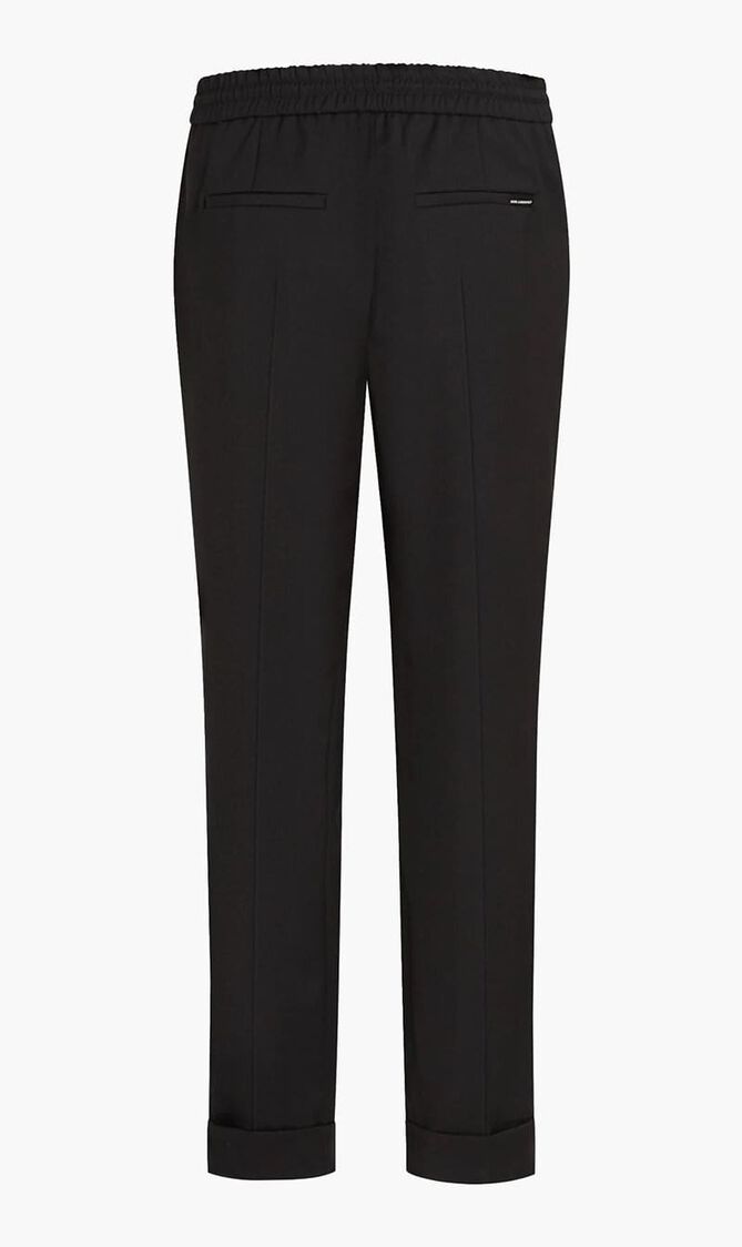 Casual Wool Blend Pants