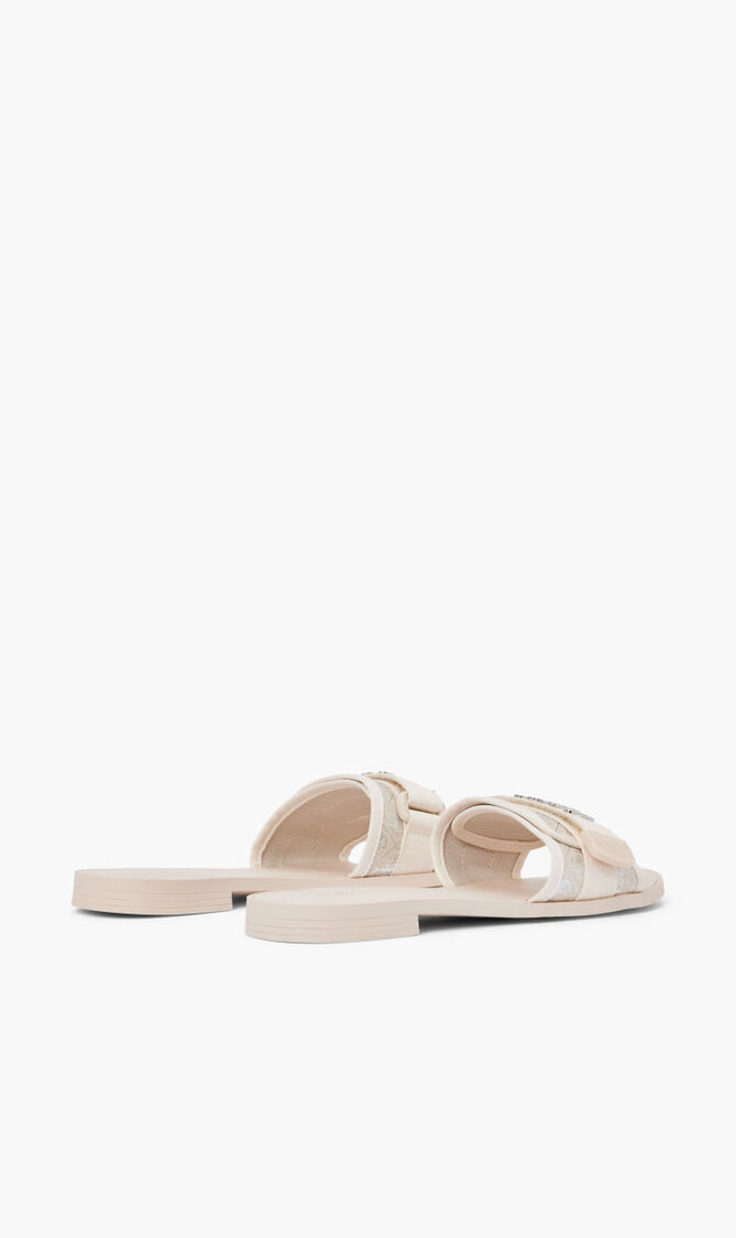 4G EMBROIDERY FLAT SANDAL