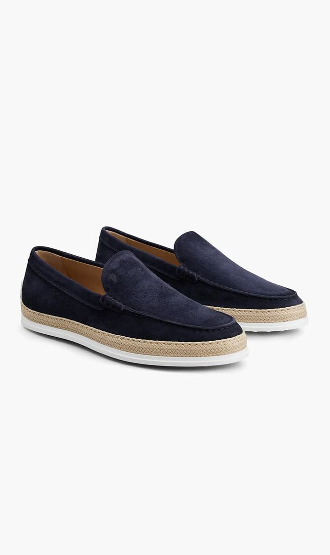 Suede Slip On Loafers