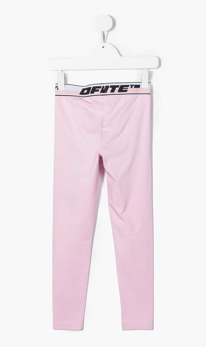 LOGO BAND LEGGINGS PINK BLACK