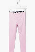 LOGO BAND LEGGINGS PINK BLACK