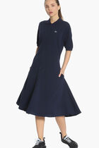 Cotton Belted Polo Dress