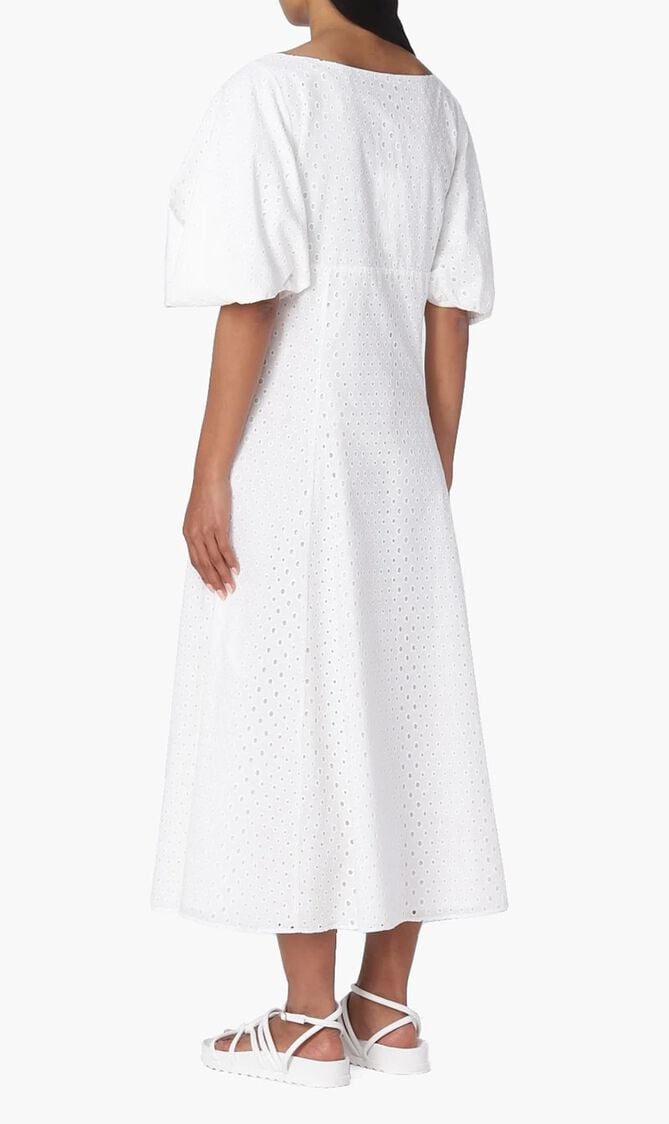 Eyelet Midi Dress Eyelet Midi Dress