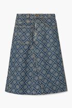 Deconstructed Denim Skirt