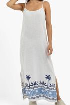 Santorini Sun Printed Maxi Dress
