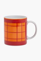 Tartan Mug Red