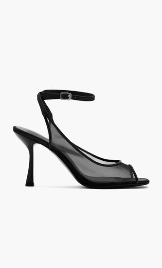 SERENITY OPEN TOE MESH SLINGBACK SANDALS