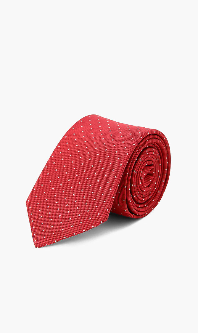 Dot Print Tie