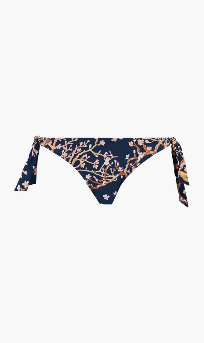 Floral Print Tie Up Bikini Briefs