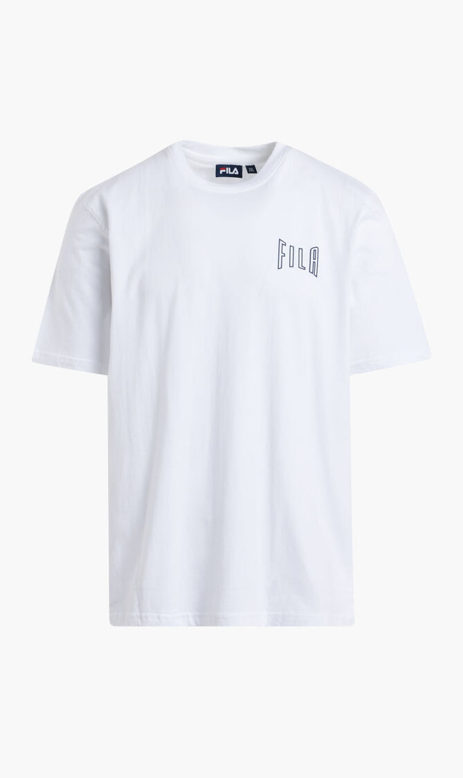 GRAPHIC TEE BACK PUFF AND FLAT PRINT