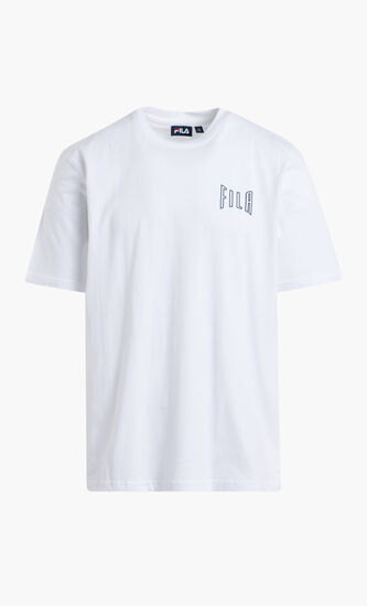 GRAPHIC TEE BACK PUFF AND FLAT PRINT
