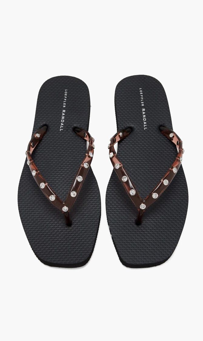 TARYN CRYSTAL JELLY FLIP FLOP