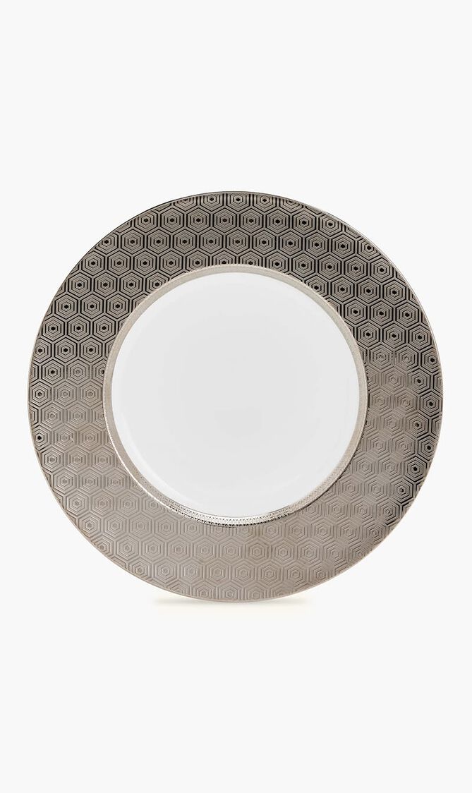 Divine Service Plate Round Silver 32cm