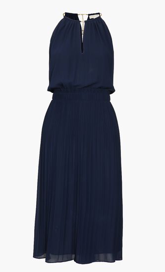 Halter Neck Midi Dress