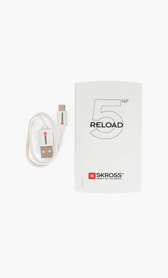باور بنك ريلود 5 إتش بي مع شاحن USB