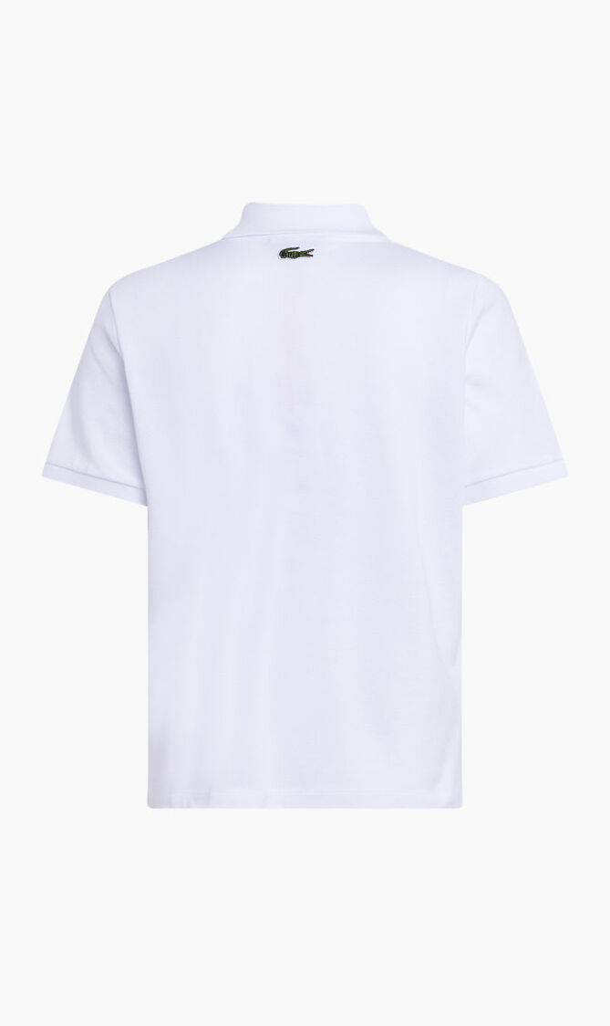 Lacoste X Netflix Crocodile Show Print Polo Shirt