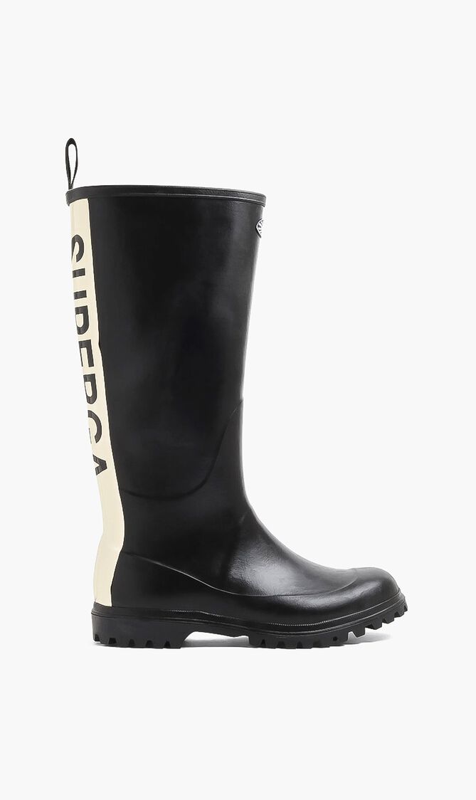 Lettering Rubber Boots