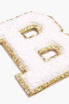 Chenille Sparkle Letter 'B' patch