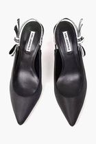 Sienna Ribbon Leather Slingbacks