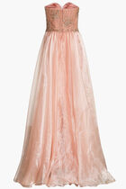 Strapless with Over Skirt Dress