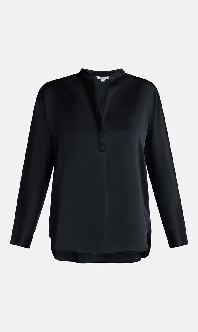 BAND COLLAR BLOUSE BAND COLLAR BLOUSE