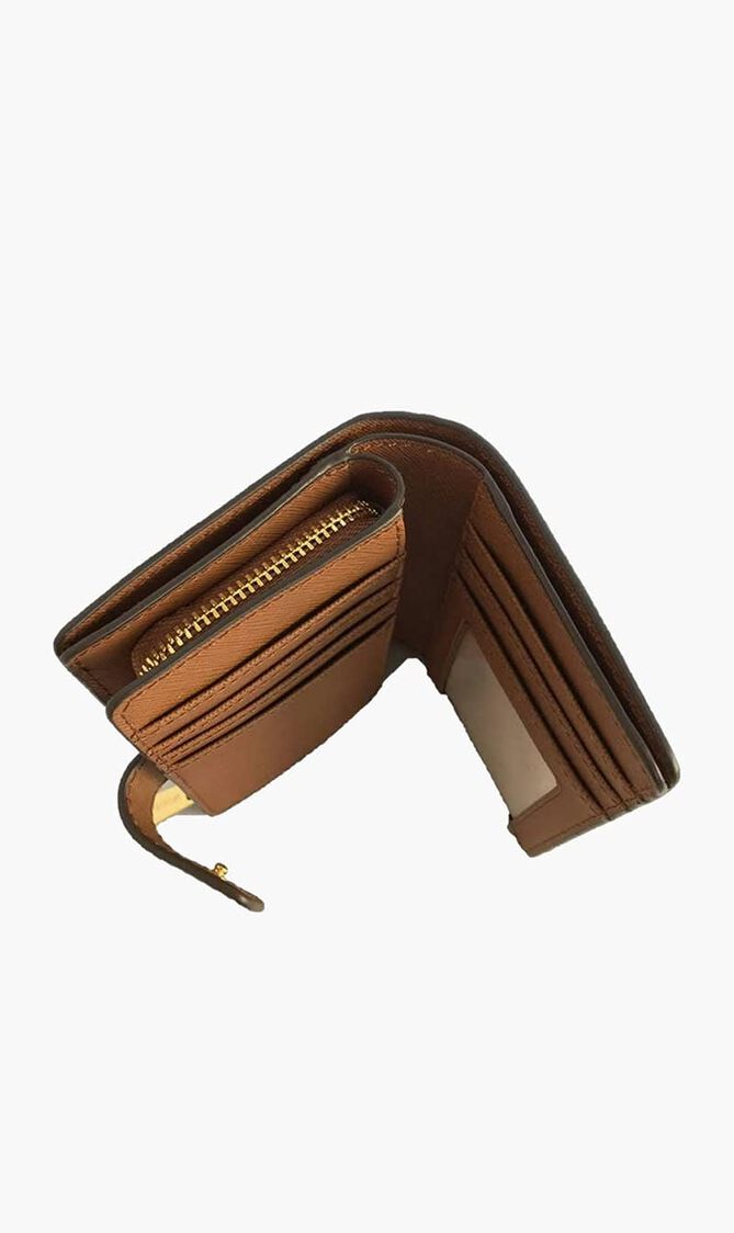 Jet Set Travel Medium Bifold Zip Coin Wallet