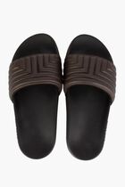 Quilted Leather Slides