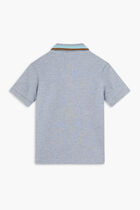SHORT SLEEVED RIBBED COLLAR SHIRT