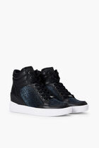 SNEAKERS/ATHLETIC MID TOP BLACK 001