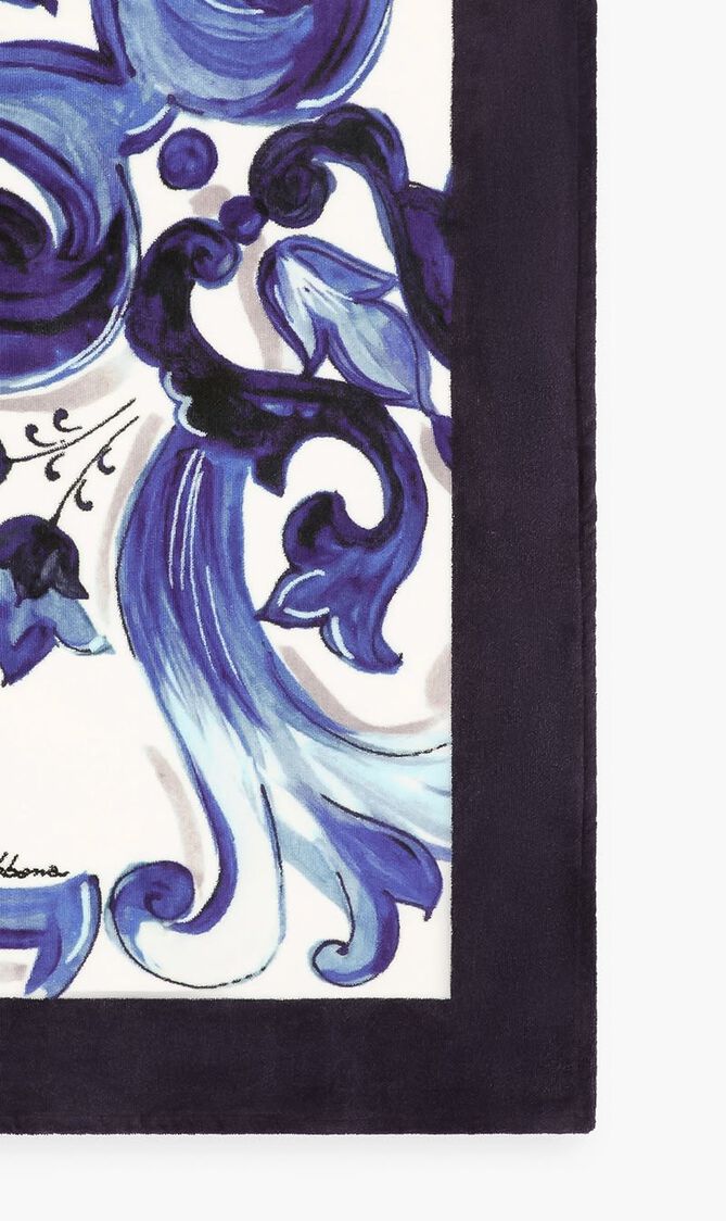 DGA MEDITERRANEAN BLUE BEACH TOWEL