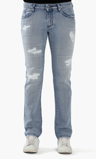 Ripped Washed Jeans