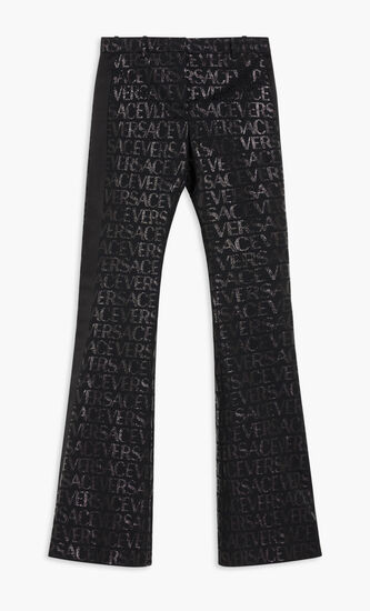 EVENING PANT WOOL JACQUARD FABRIC UNITED LUREX VERSACE