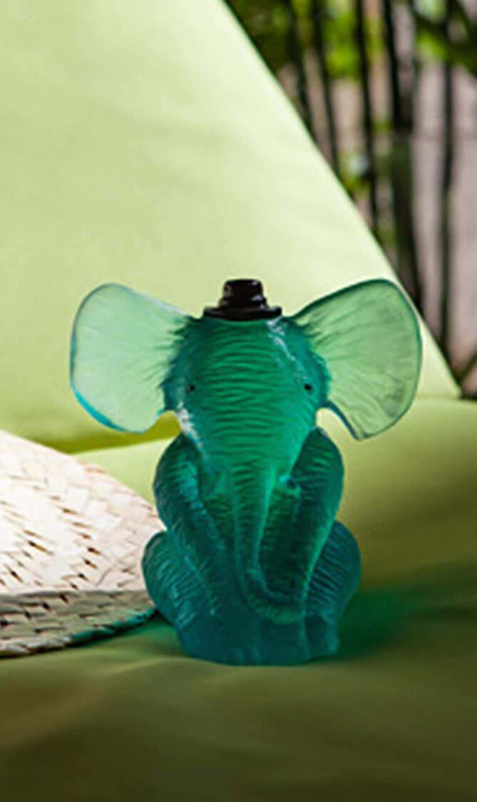 Elephant Figurine Mini Blue