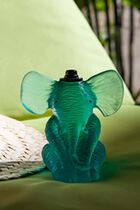Elephant Figurine Mini Blue