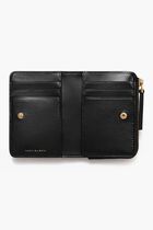 Kira Diamond Quilt Pave Logo Bi-fold Wallet