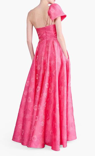 Anemone Jacquard Long Dress