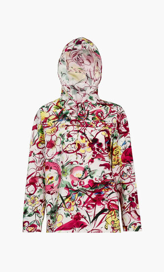 Floral Long Sleeve Hoodie