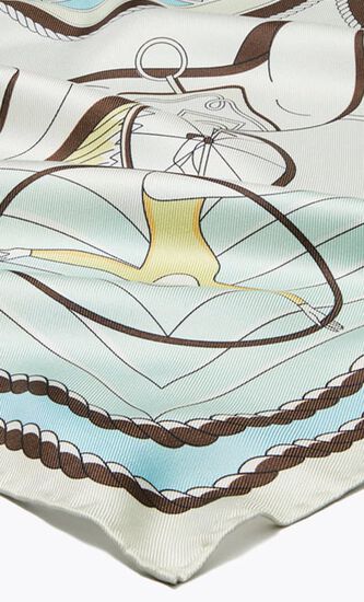 Double Sided Silk Square Scarf