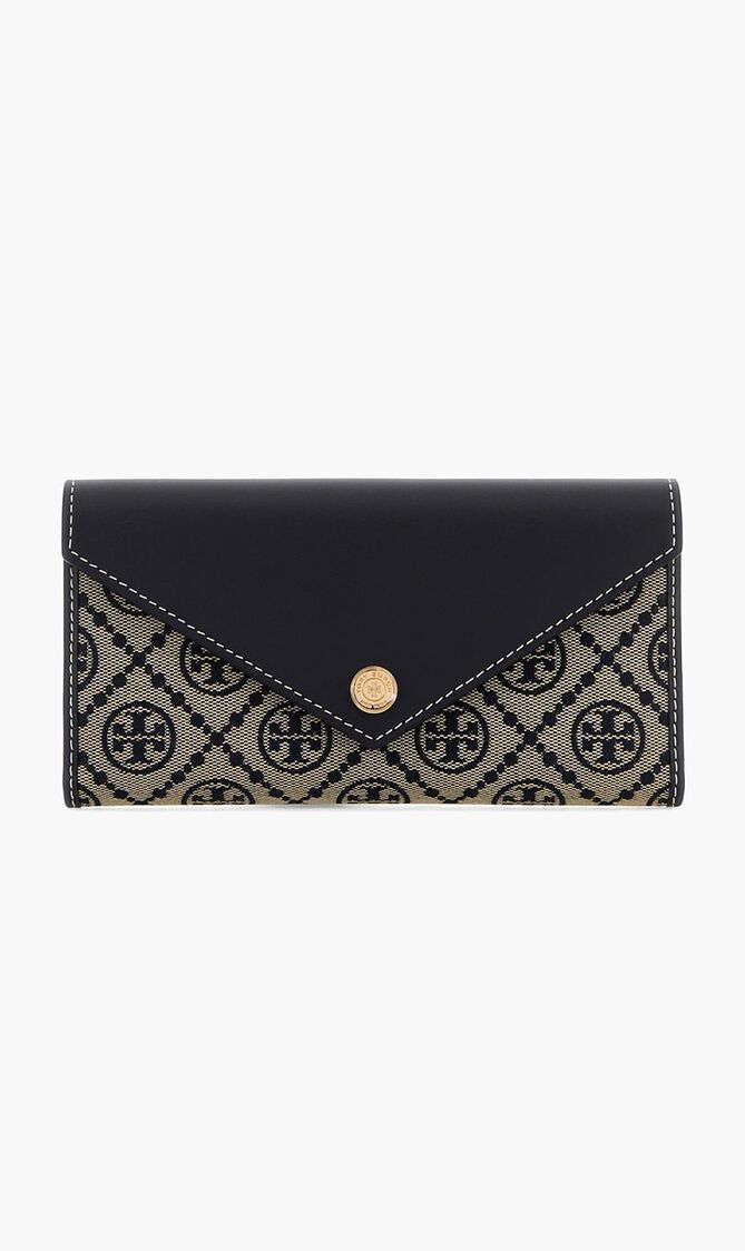 T MONOGRAM ENVELOPE WALLET
