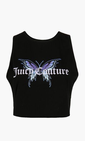Butterfly Cropped Lounge Top