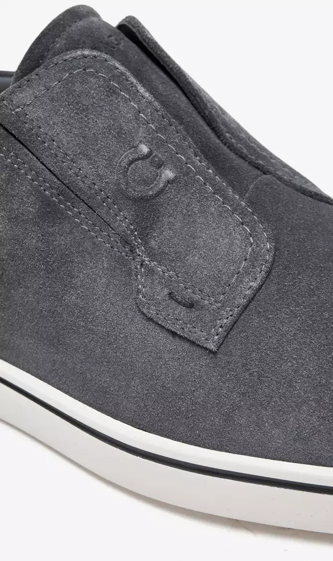 Suede Slip On Sneakers