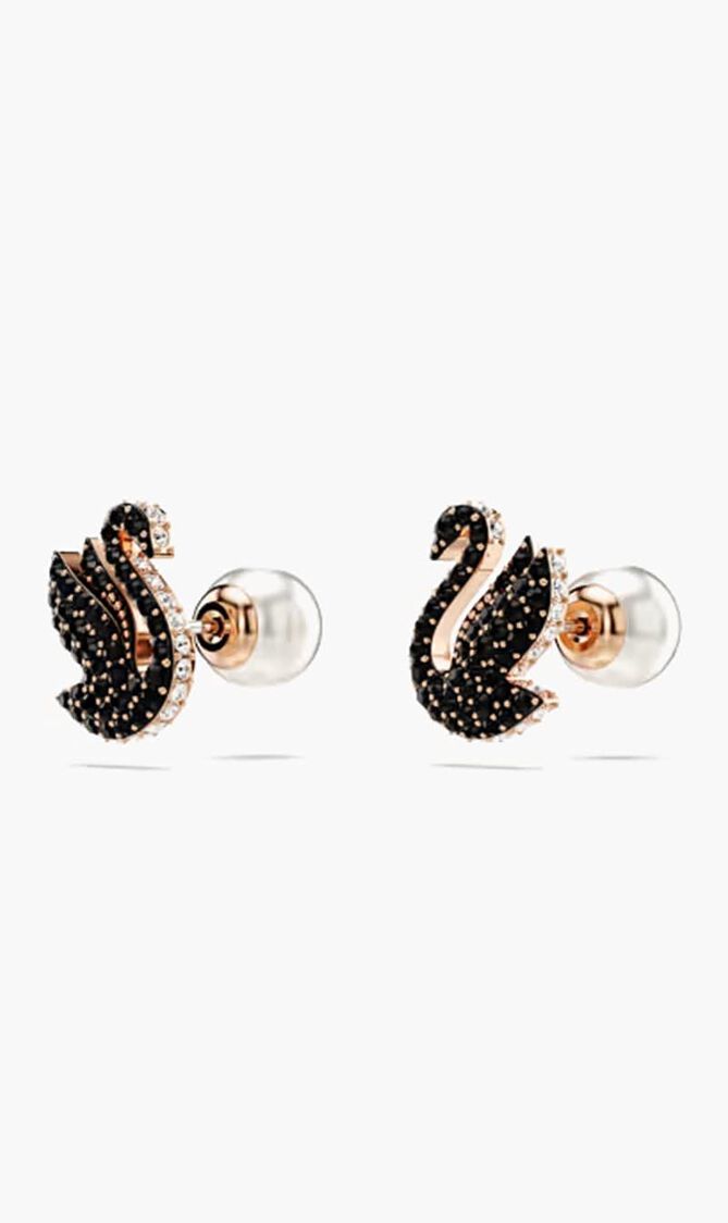 Swan Stud Earrings
