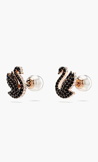 Swan Stud Earrings