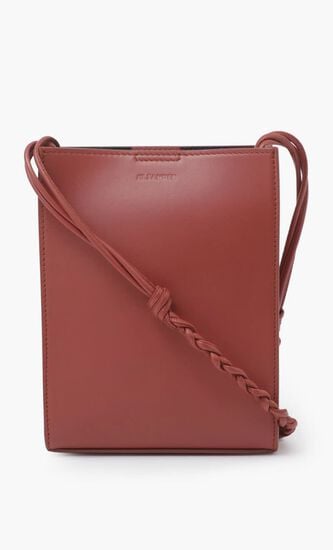 LINK POUCH SOFT VEGETAL CALF & NEW CALF WECO NYLON LINING (SATIN PALLADIUM)