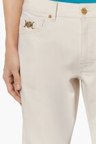 PANT DENIM ECRU STRETCH RINSED DENIM