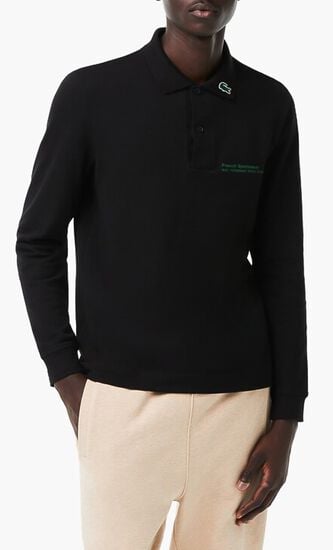 Regular Fit Long Sleeves Polo