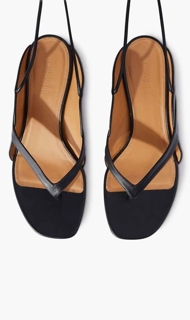 LOLLIPOP LACE UP SANDAL BLACK BLACK